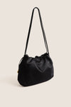 Black Satin Charm Pouch