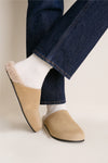 Sand Shearling Ashby Clog