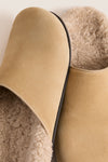 Sand Shearling Ashby Clog