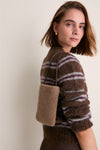 Camel Yves Shearling Pouch