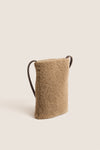 Camel Yves Shearling Pouch