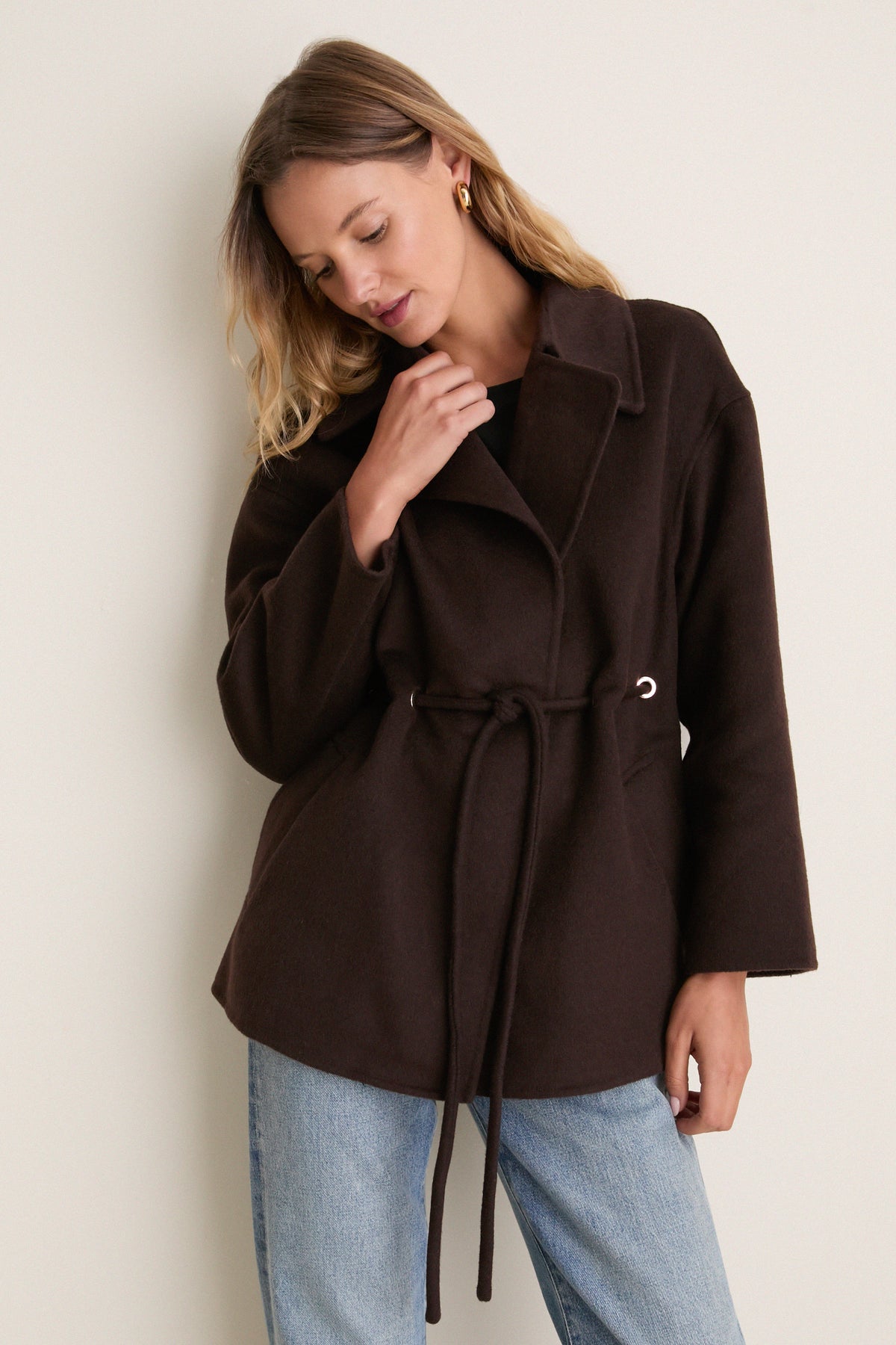 Chocolate Kam Coat