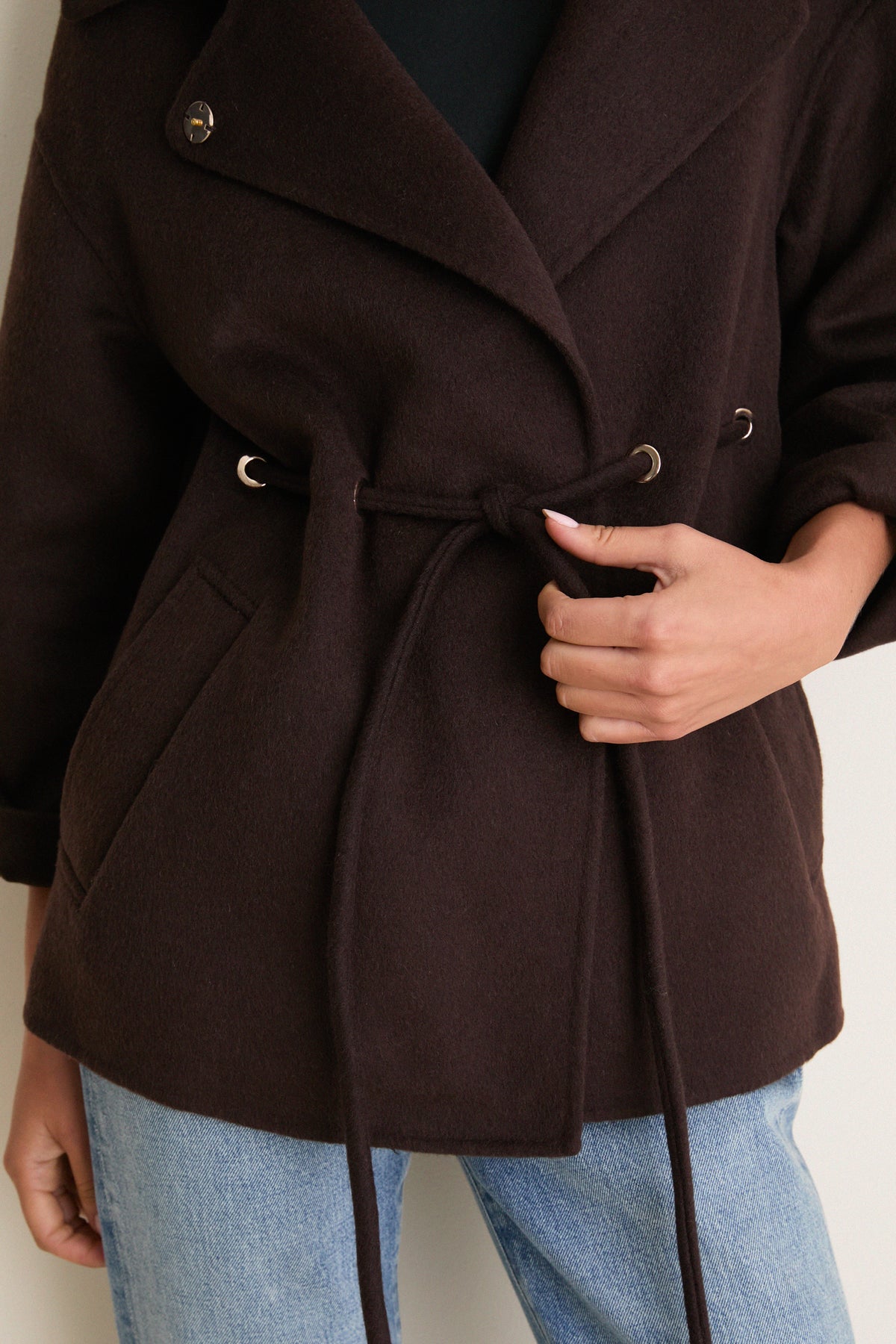 Chocolate Kam Coat