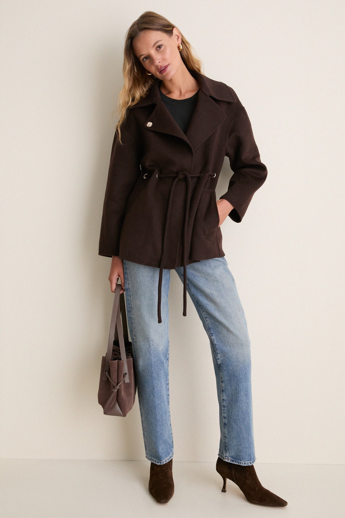 Chocolate Kam Coat
