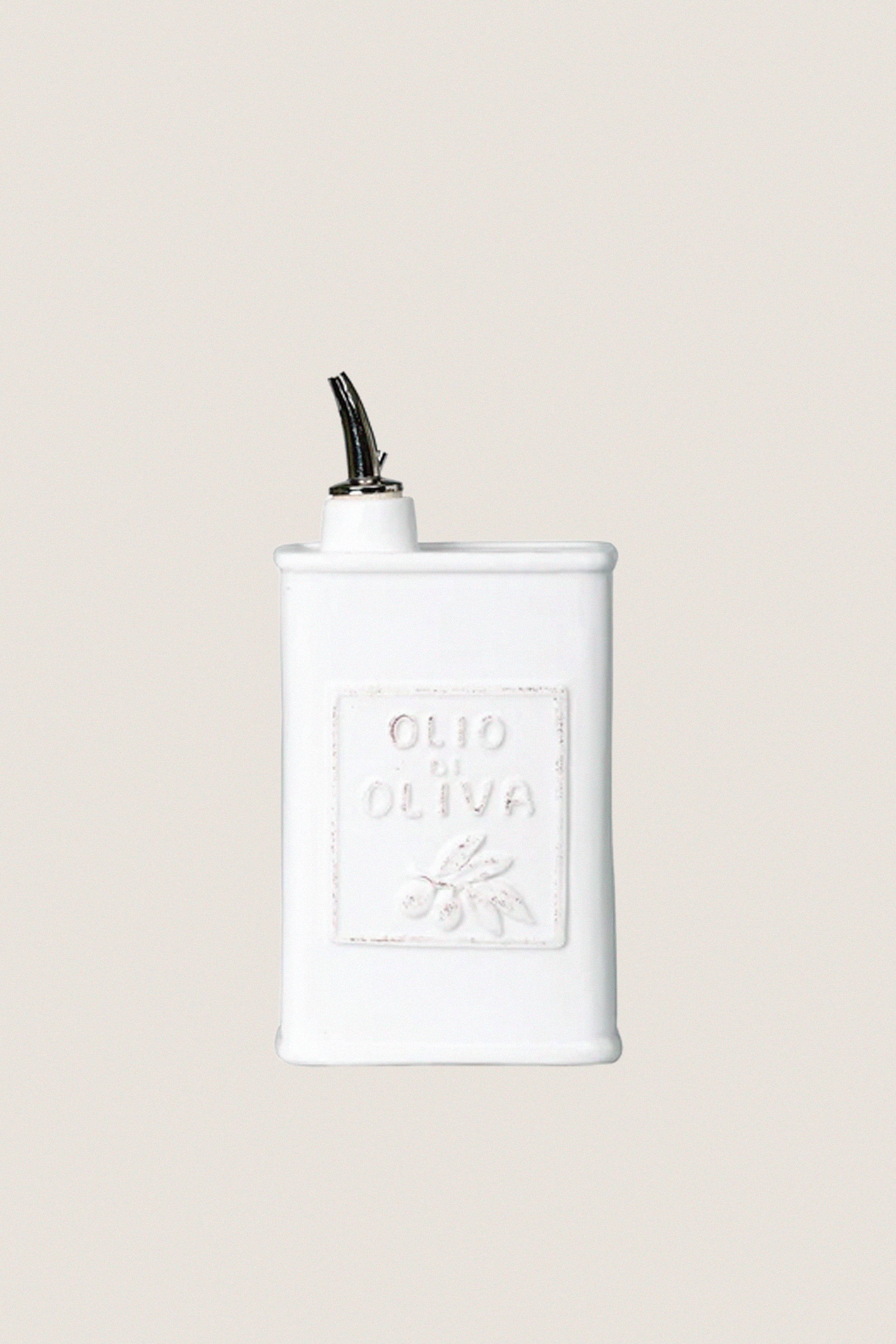Lastra White Olive Oil Can