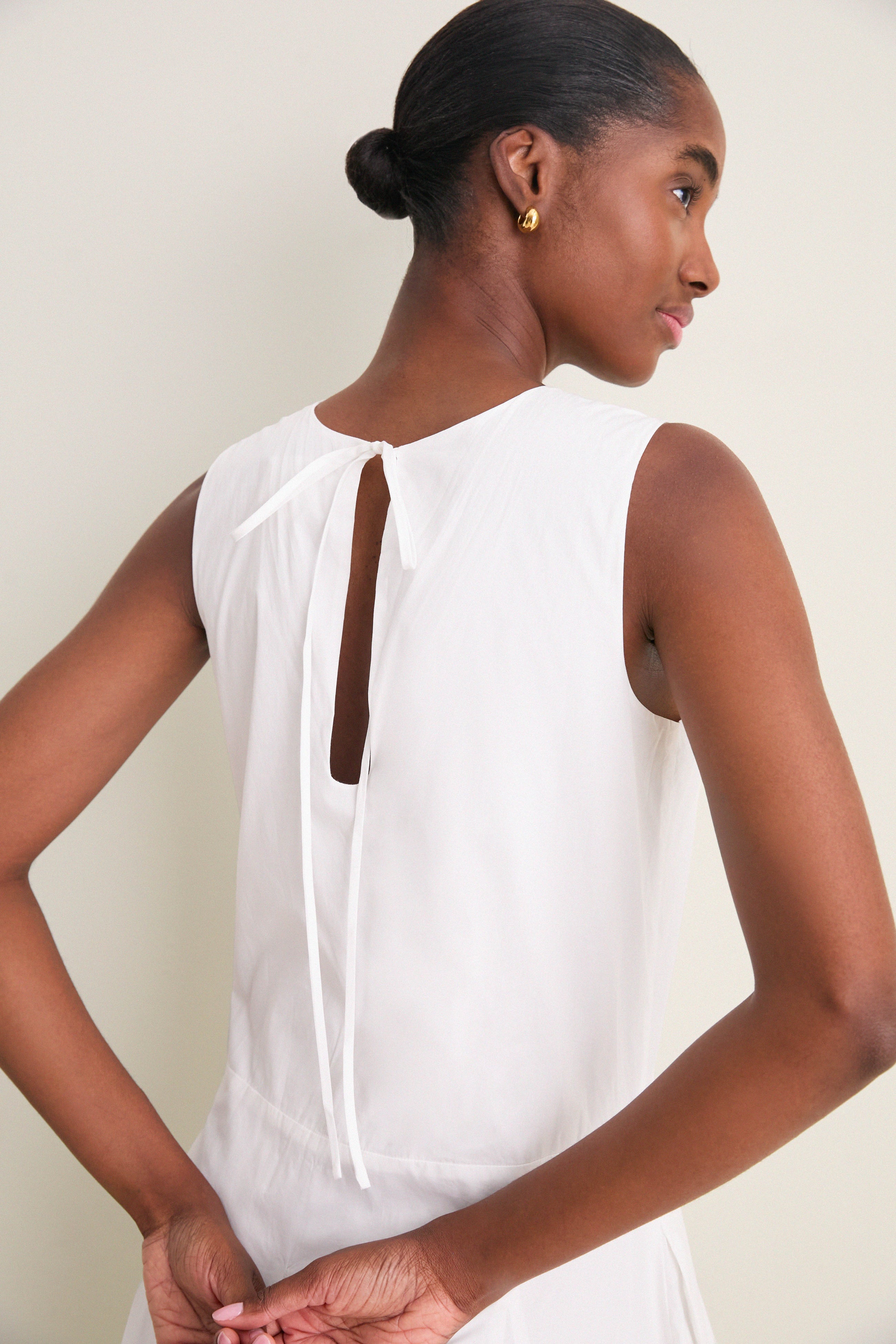 ivory brand dresses Shona Joy - Aby Jersey Draped Maxi Dress