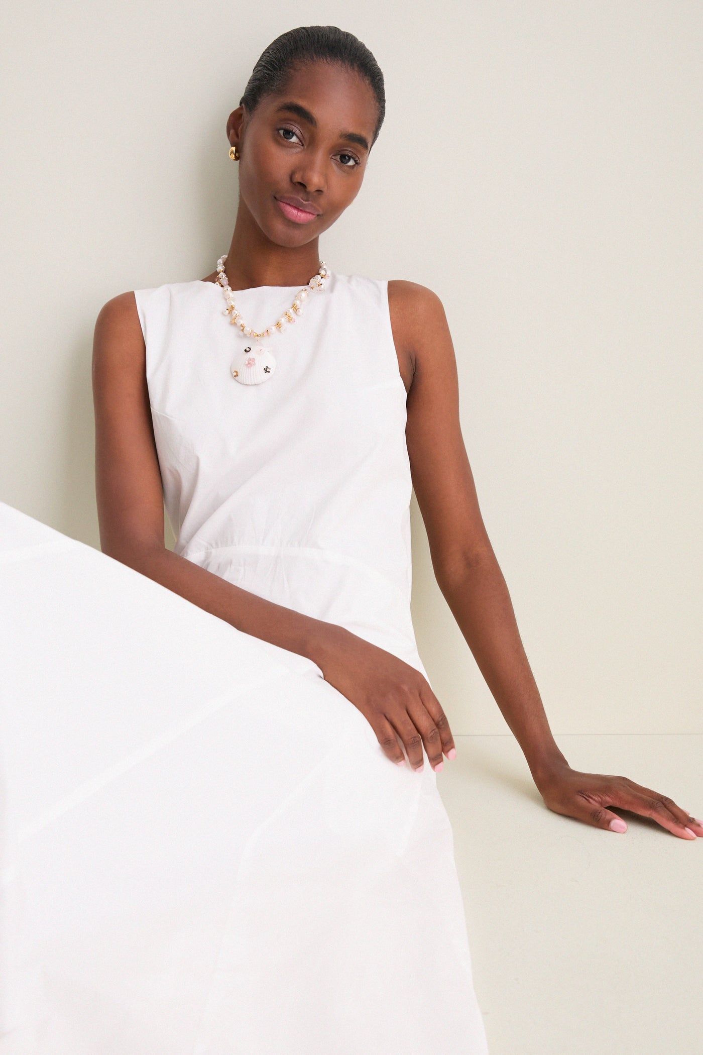 ivory dress and white shirt ASOS Design - Fitted Shirt Dress - Women - Cotton - 8 US