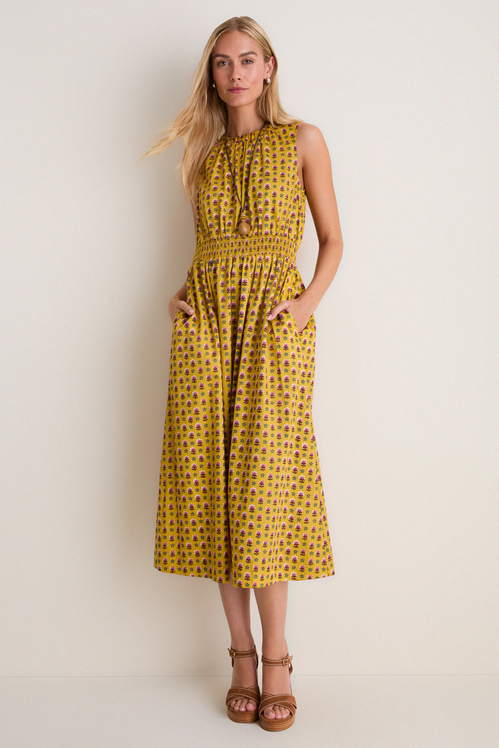 Pomander Place Marigold Meadow Walker Tank Dress Marigold Meadow / XL