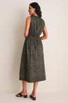Black Ditsy Floral Walker Tank Dress