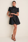 Onyx Blue Denim Corset Mini Dress