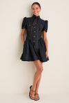 Onyx Blue Denim Corset Mini Dress