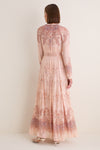 Peach Paisley Valiant Sheath Dress