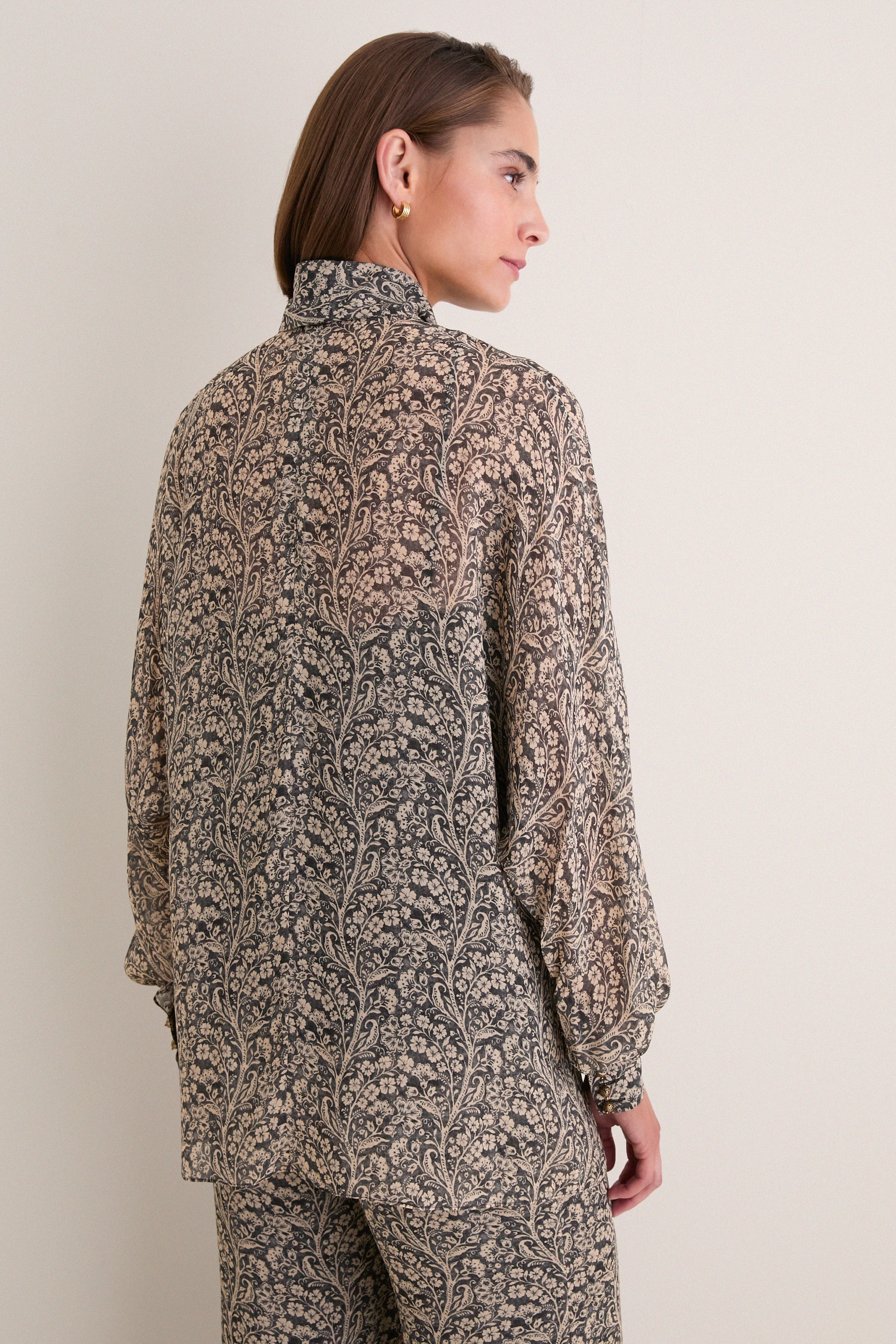 Fleur Stamp Valiant Blouse Top