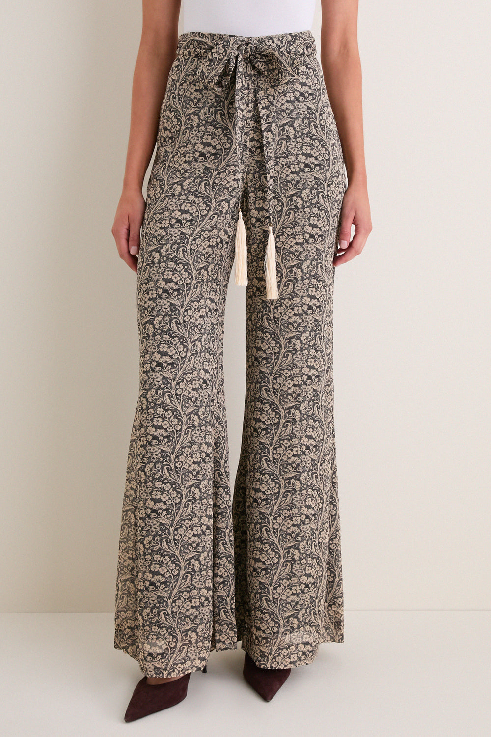 Fleur Stamp Valiant Soft Flare Pant