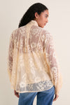 Sand Valiant Lace Pussybow Blouse