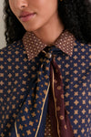 Multi Geo Print Relaxed Shirt