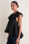 Black Ascent Flutter Top
