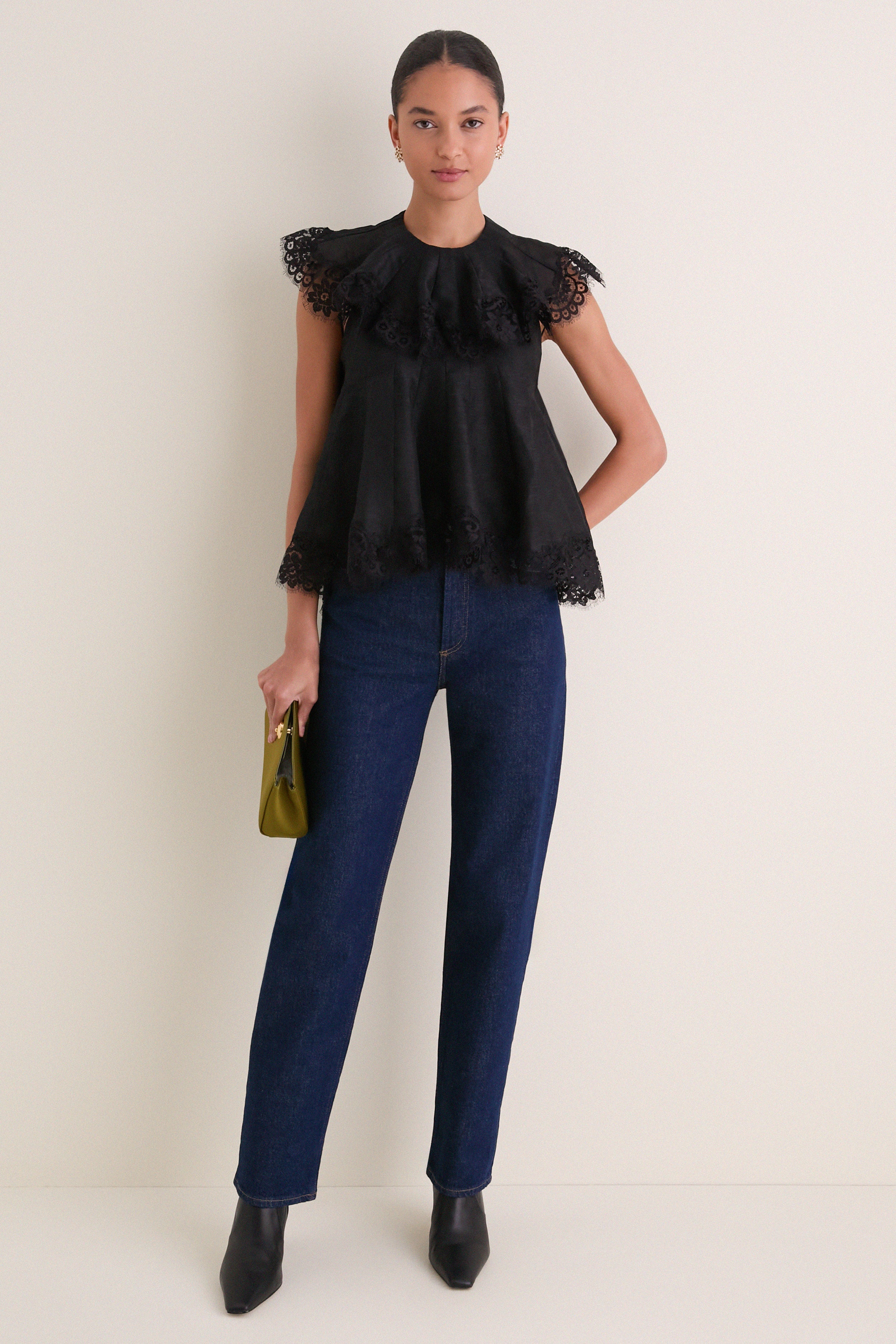 Black Ascent Flutter Top | Zimmermann