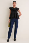 Black Ascent Flutter Top