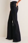 Onyx Blue Slim Flare Jean