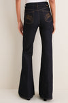 Onyx Blue Slim Flare Jean