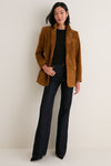 Onyx Blue Slim Flare Jean