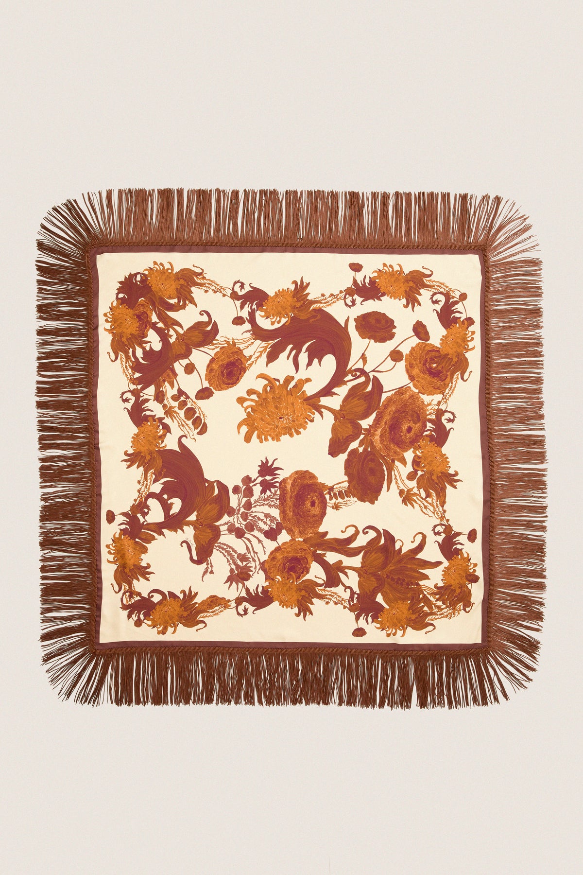 Coven Placee Reversible Fringe Carre Scarf