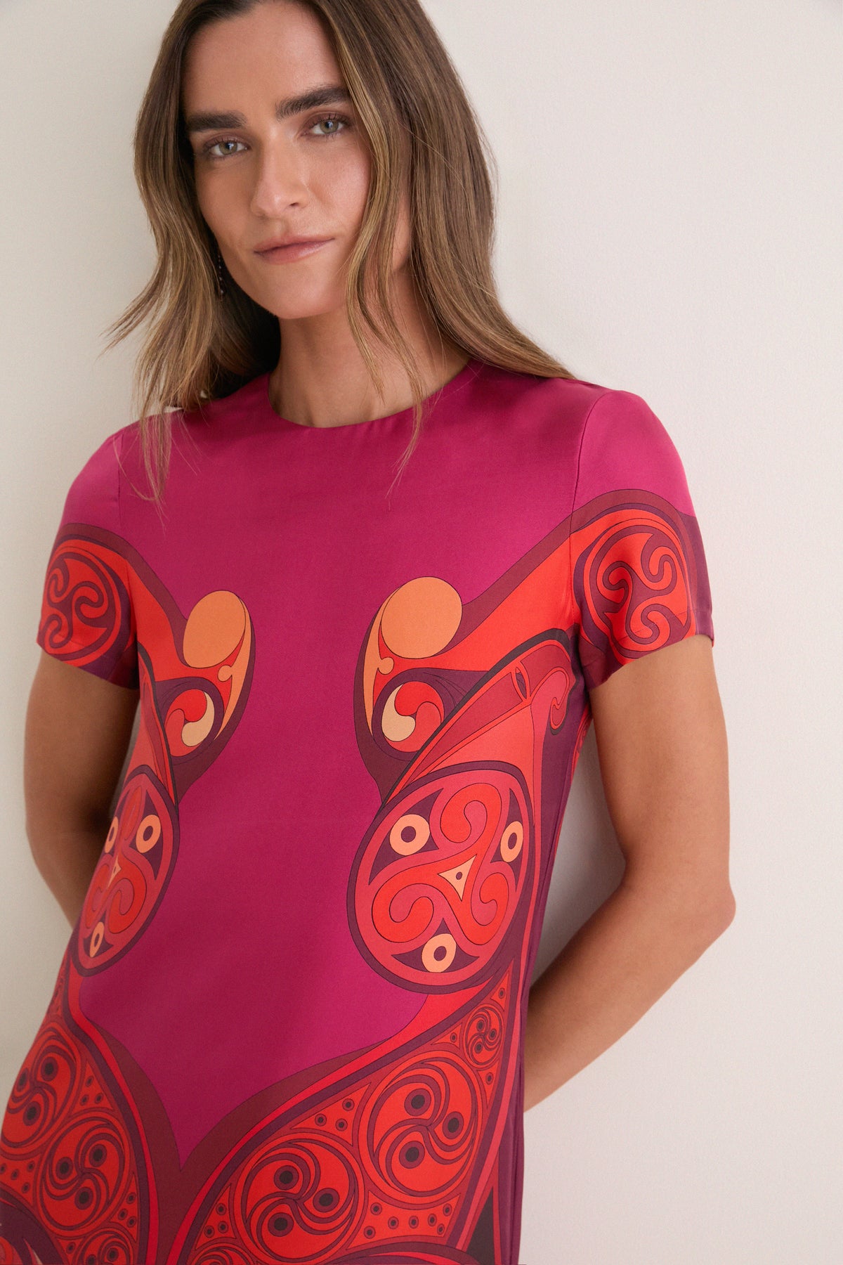 Alchemy Placee Swing Dress with Feathers