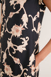 Buttercup Swing Dress with Feathers