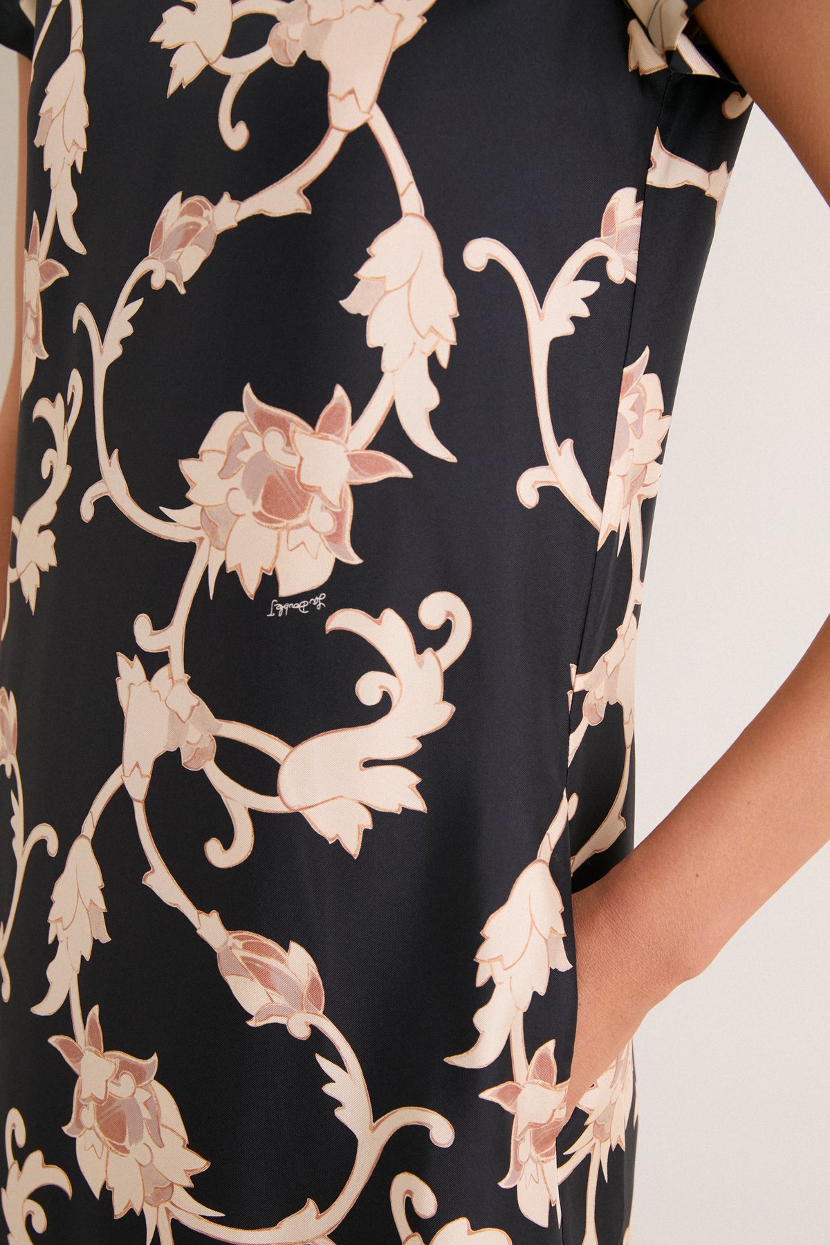 Buttercup Swing Dress with Feathers