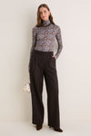 Autumn Vine Blue Viento Turtleneck