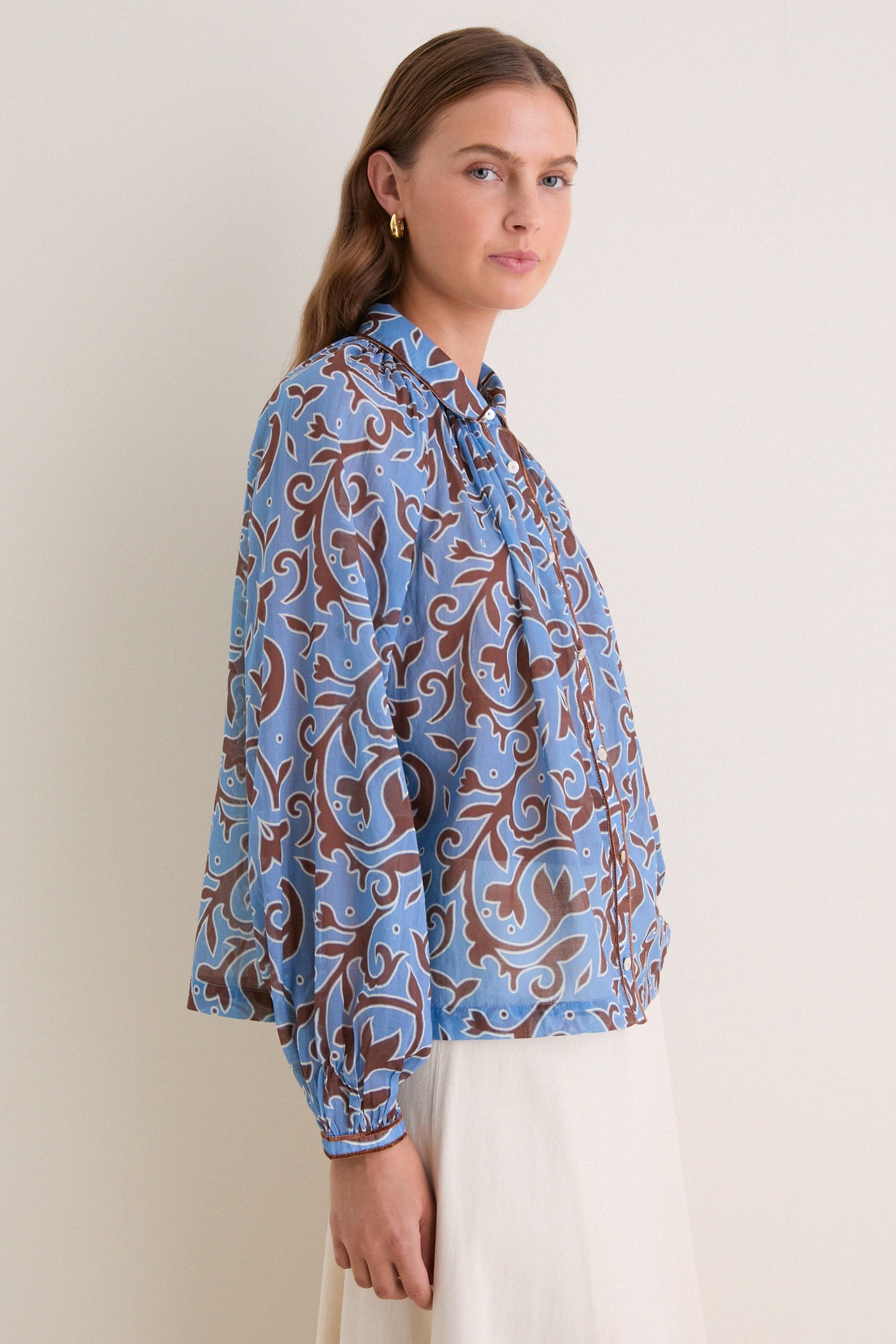 Autumn Vine Blue Alice Top