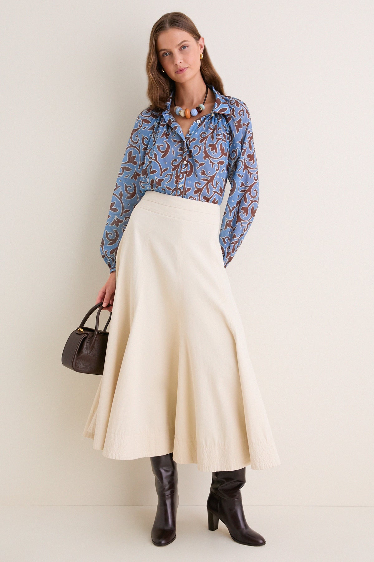 Autumn Vine Blue Alice Top