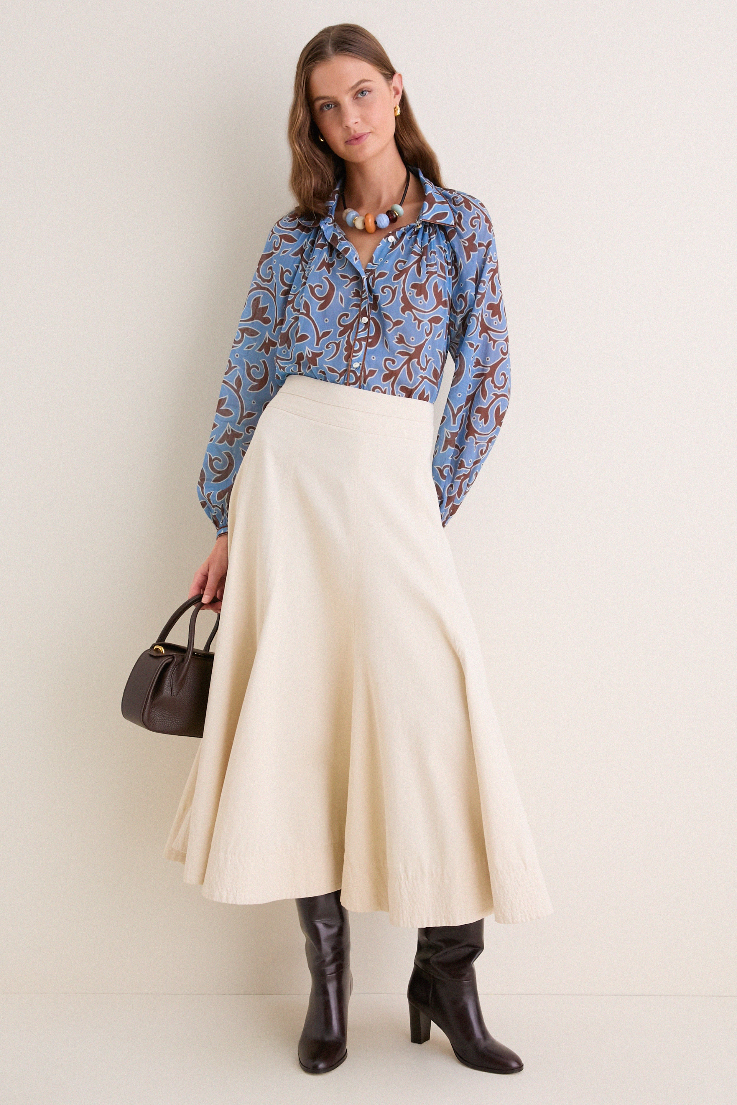 Autumn Vine Blue Alice Top