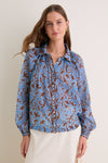 Autumn Vine Blue Alice Top