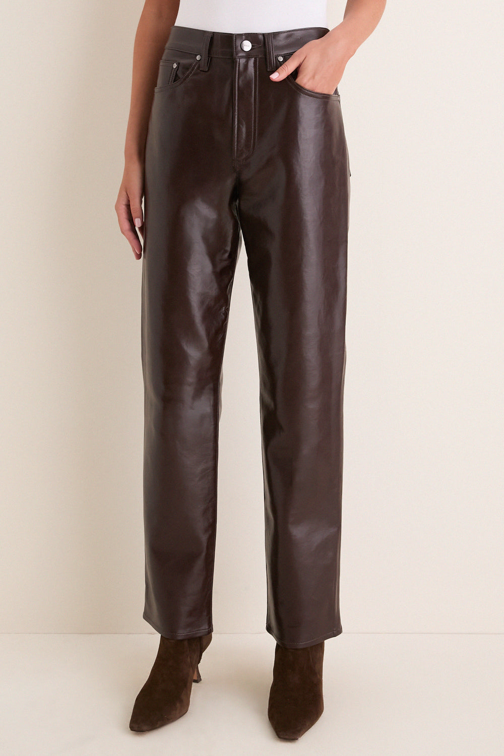 Madera Lana Recycled Leather Pant