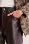 Madera Lana Recycled Leather Pant