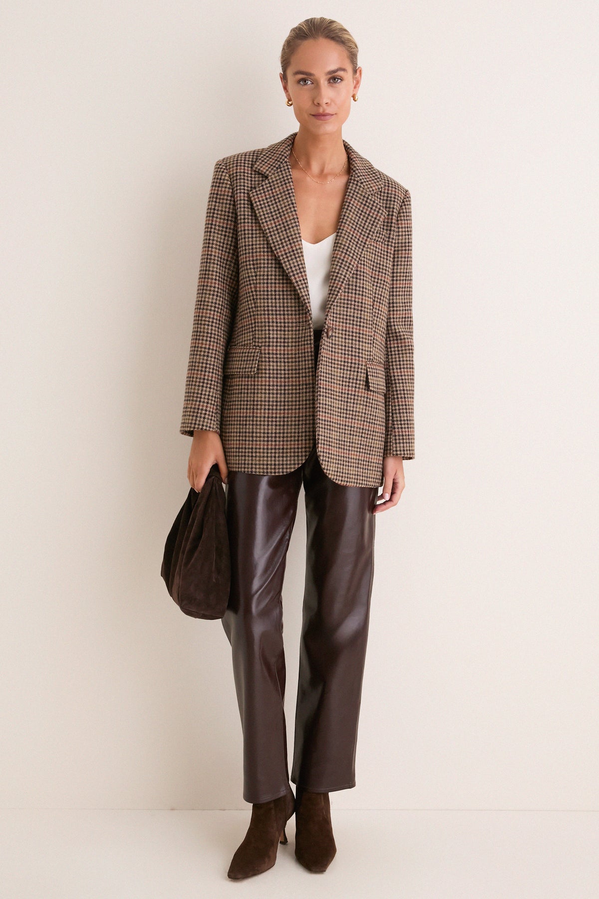 Madera Lana Recycled Leather Pant