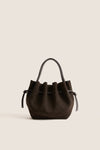Ganache Suede Mini Scallop Tote