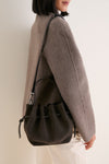 Ganache Suede Mini Scallop Tote