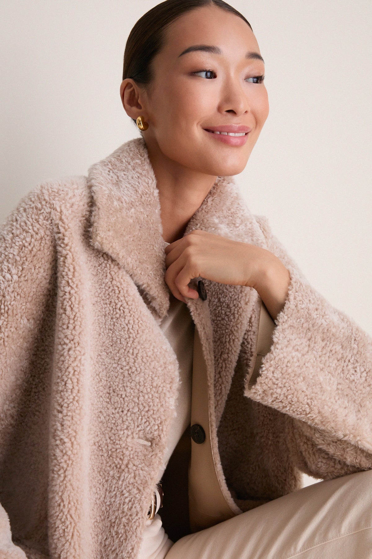Sand Isabella Merinillo Alba Nappa Jacket