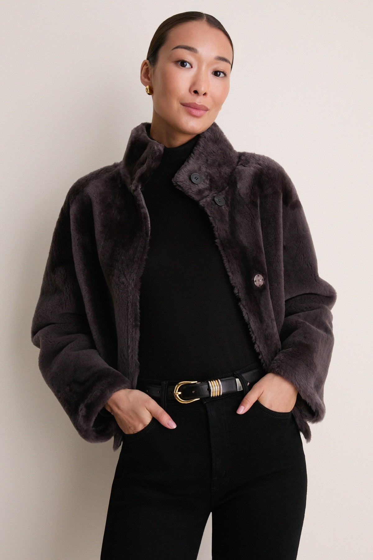 Soil Ariana Merinillo Lacon Nappa Jacket