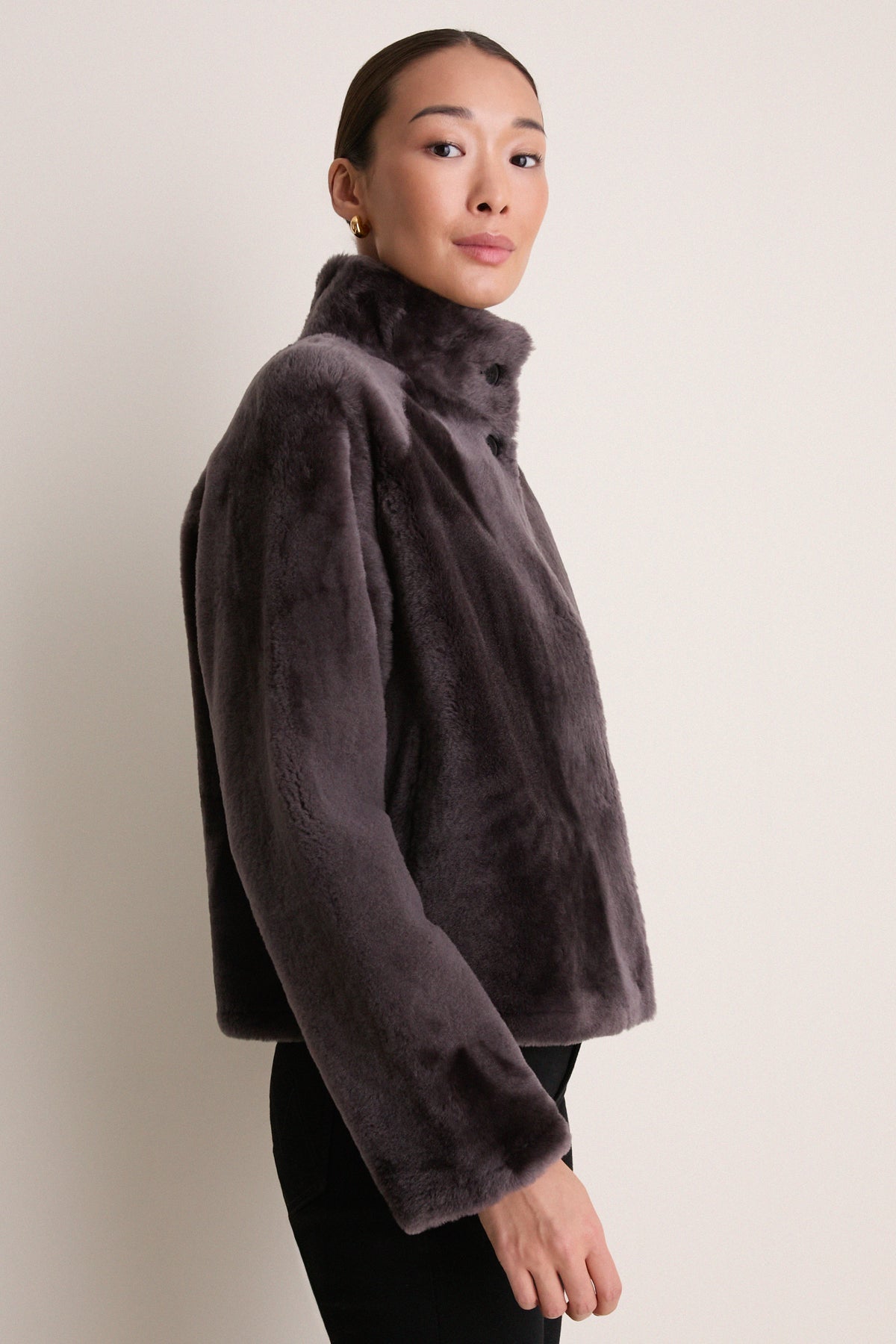 Soil Ariana Merinillo Lacon Nappa Jacket
