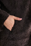 Coffee Bean Ines Merinillo Alba Nappa Coat