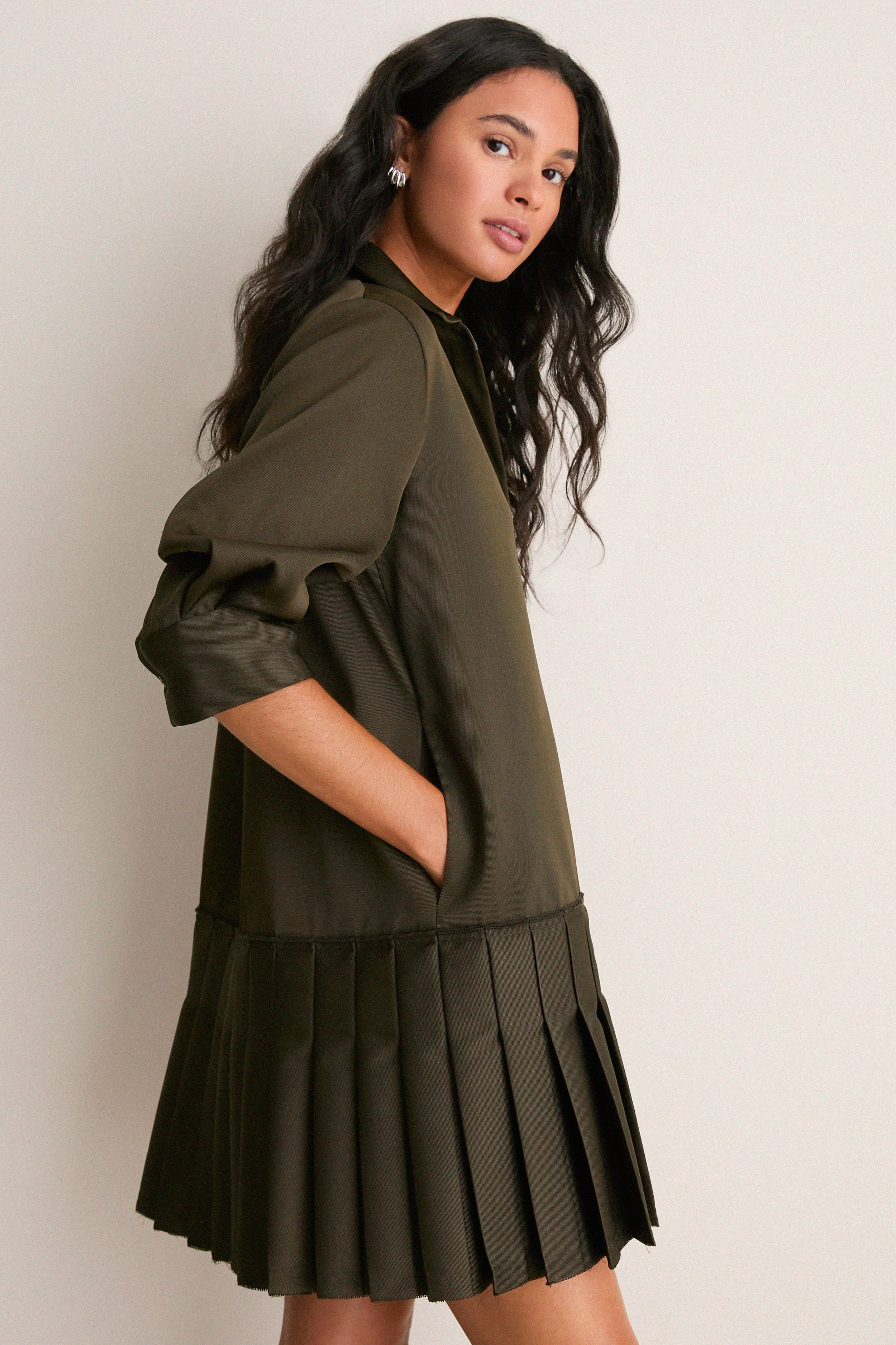 Dark Olive Regina Mini Dress
