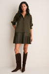 Dark Olive Regina Mini Dress