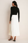 Black Multi Ornella Midi Dress