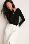 Black Multi Ornella Midi Dress
