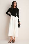 Black Multi Ornella Midi Dress