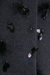Black Embellished Siena Jacket